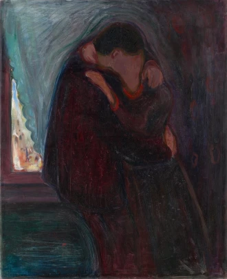 Reproduction The Kiss, Edvard Munch