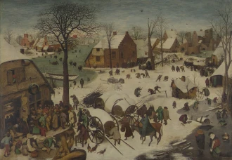 Reproduction The Numbering At Bethlehem, Pieter Bruegel