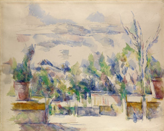 Reproduction The Terrace At The Garden At Les Lauves, Paul Cezanne
