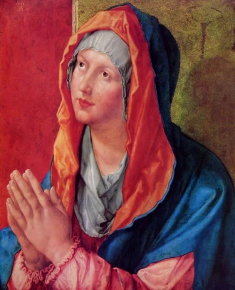 Reproduction The Virgin Mary In Prayer, Albrecht Durer