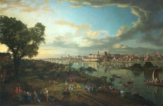 Reproduction View Of Warsaw From Praga, Canaletto, Bernardo Bellotto
