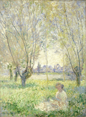 Reproduction Woman Seated Under The Willows, Claude Monet