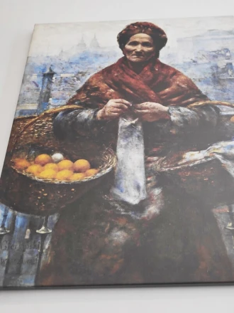 Reprodukcja Żydówka z pomarańczami, wersja na pótnie canvas