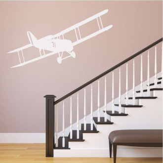 Airplane Biplane Painting Stencil 2305