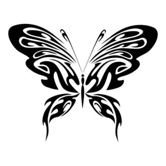 Painting Stencil For Fire Butterfly 2349