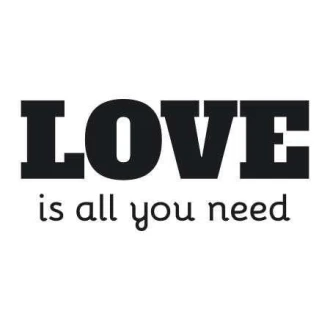 Painting Stencil 02X 18 Love Is All You Need 1723