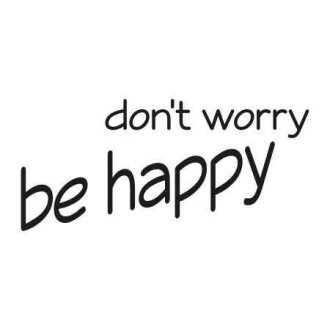 Painting Stencil 02X 18 Don\'T Worry Be Happy 1735