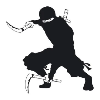 Painting Stencil For Children Ninja 2102