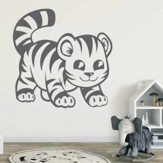 Painting Stencil For Children Tigers 2406