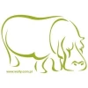 Painting Stencil Hippopotamus 58