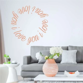 Painting Stencil I Love You 2338