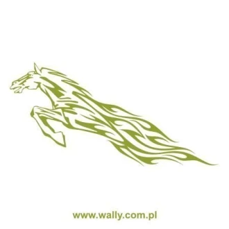 Painting Stencil Horse 1209