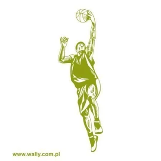 Painting Stencil Basketball Player 1167