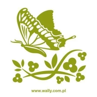 Painting Stencil Butterfly Flower 1312