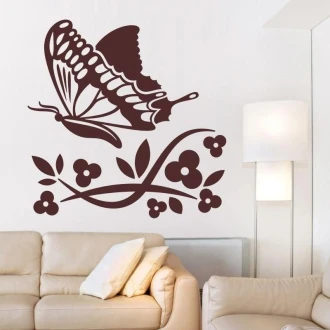 Painting Stencil Butterfly Flower 1312