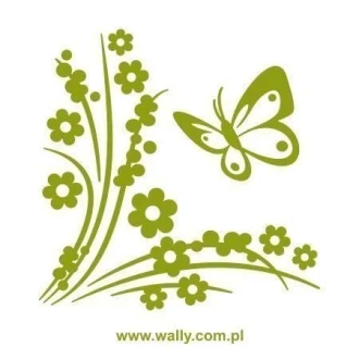 Painting Stencil Butterfly Flower 1314