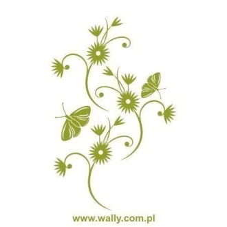 Painting Stencil Flowers 0895