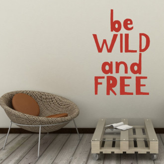 Painting Stencil Be Wild And Free 2422