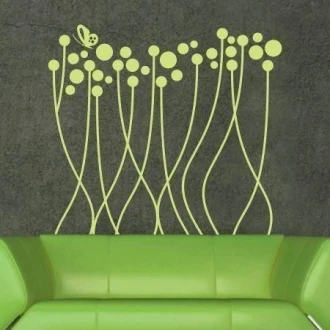 Painting Stencil Butterfly Grass 1138