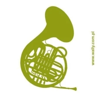 Painting Stencil French Horn 1616