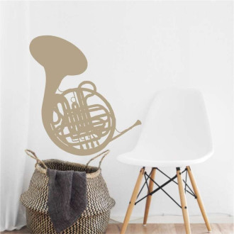 Painting Stencil French Horn 2262
