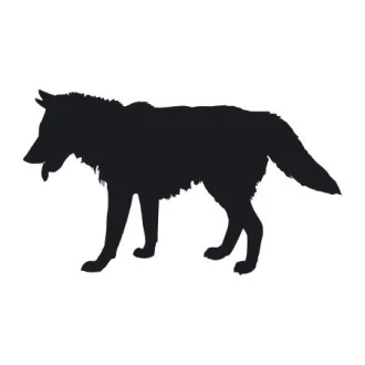 Painting Stencil Wolf 2132