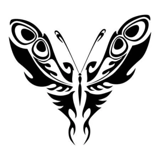 Painting Stencil Patterned Butterfly 2357