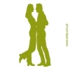 Painting Stencil In Love Pair 1645