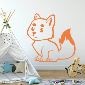 Painting Stencil For Children Foxes 2409