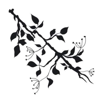 Painting Stencil Branch 2147