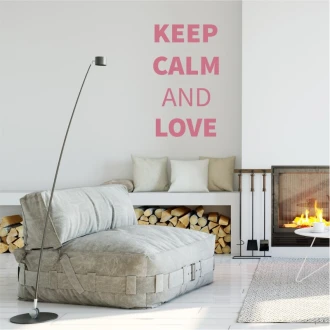 Painting Stencil Keep Calm And Love 1947