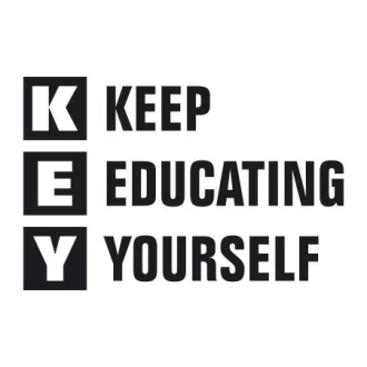 Painting Stencil Key: Keep Educating Yourself 1953