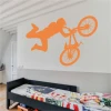 Bike Jumping Painting Stencil 2313