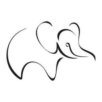 Painting Stencil Elephant 2014