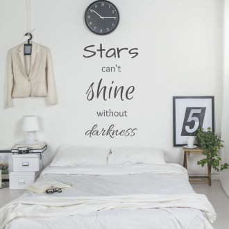 Painting Stencil Stars Can'T Shine Without Darkness 2501