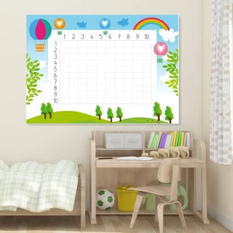 Magnetic Whiteboard For Children Multiplication Table Edu 047