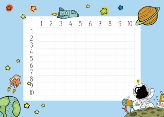 Magnetic Whiteboard For Children Multiplication Table Cosmos Edu 051