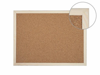 Corkboard in a wooden frame different sizes