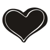 Chalkboard sticker 015 heart