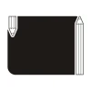 Chalkboard sticker 067 pencil