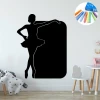 Chalkboard sticker for children ballerina 307