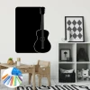 Chalkboard sticker for children guitar 301