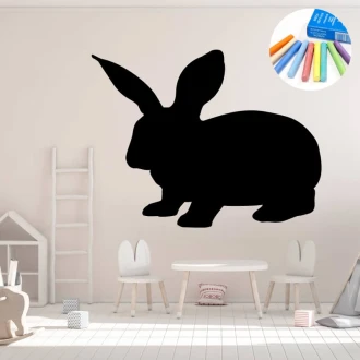 Chalkboard sticker for children rabbit 388