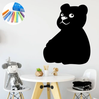Chalkboard sticker for children teddy bear 268