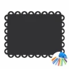 Chalkboard sticker for children ornament heart 287