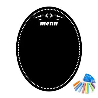 Chalkboard sticker restaurant menu 275