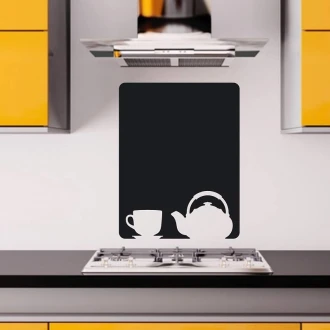 Chalkboard sticker cup and kettle 086