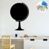 Chalkboard sticker globe 344