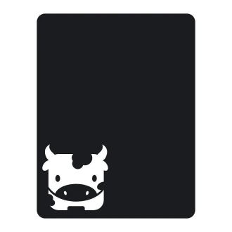 Chalkboard sticker cow 104