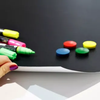 Magnetic Whiteboard For Chalk Markers